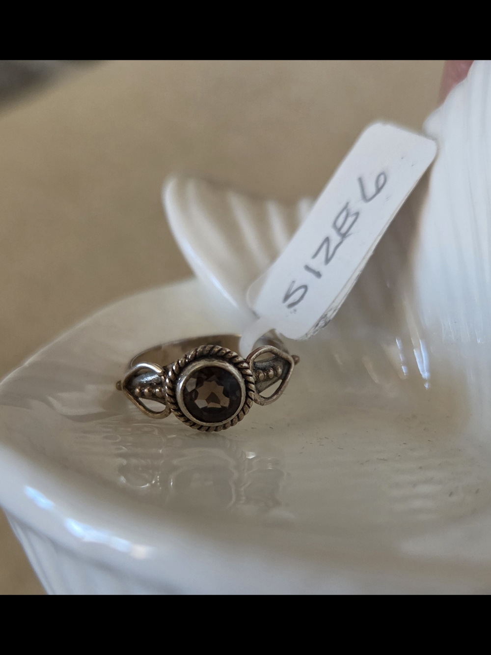 925 Sterling Silver Amethyst Ring – Size 6
